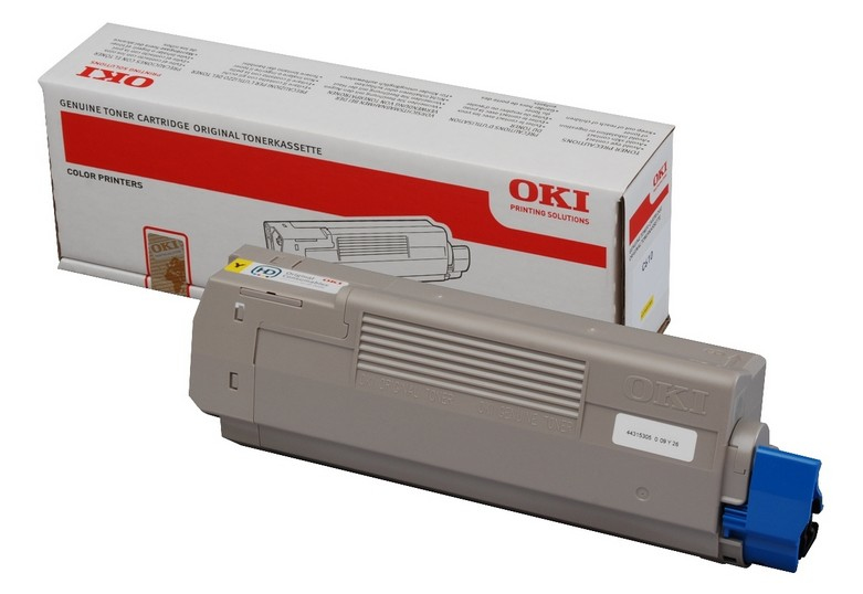 Συμβατό 44315305 OKI toner Yellow  για C610